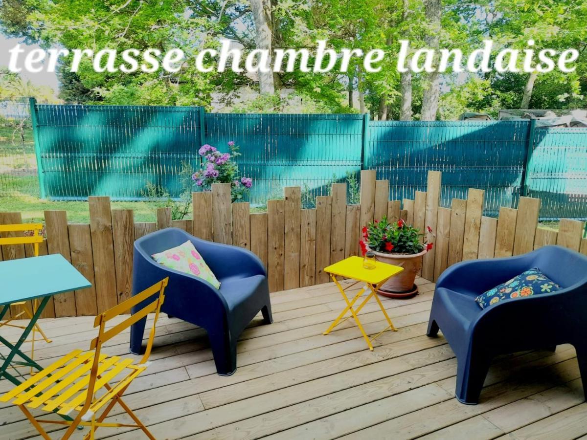לינה וארוחת בוקר Saint-Martin-de-Seignanx La Clairiere Du Seignanx מראה חיצוני תמונה